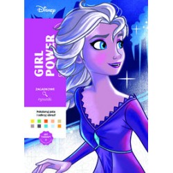 Zagadkowe rysunki Art therapy Kolorowanka antystresowa Disney Girl Power motyleksiazkowe.pl