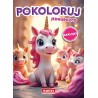 Pokoloruj. Jednorożce z naklejkami