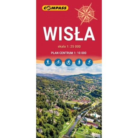 Wisła mapa skala 1 : 25000 motyleksiazkowe.pl