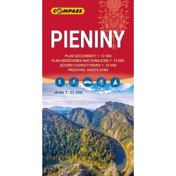 Pieniny mapa skala 1 : 25 000 motyleksiazkowe.pl
