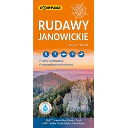 Rudawy Janowickie mapa laminowana skala 1 : 25 000 motyleksiazkowe.pl