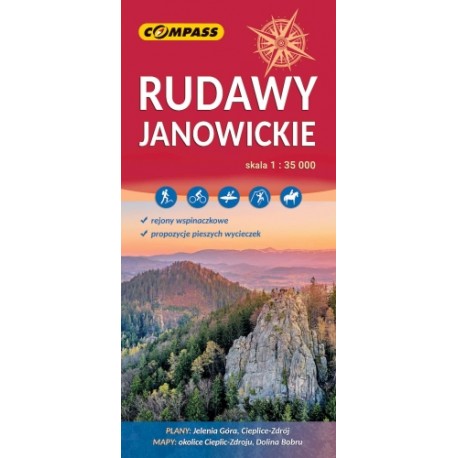 Rudawy Janowickie mapa skala 1 : 35 000 motyleksiazkowe.pl