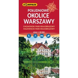 Południowe okolice Warszawy mapa skala 1 : 50 000 motyleksiazkowe.pl