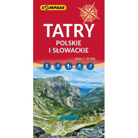 Tatry polskie i słowackie mapa skala 1 : 50 000 motyleksiazkowe.pl