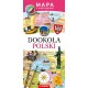 Mapa z naklejkami Dookoła Polski motyleksiazkowe.pl