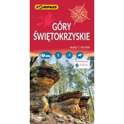 Góry Świętokrzyskie mapa skala 1 : 60 000 motyleksiazkowe.pl
