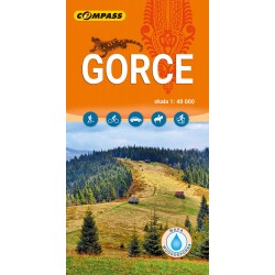 Gorce mapa laminowana skala 1 : 40 000 motyleksiazkowe.pl