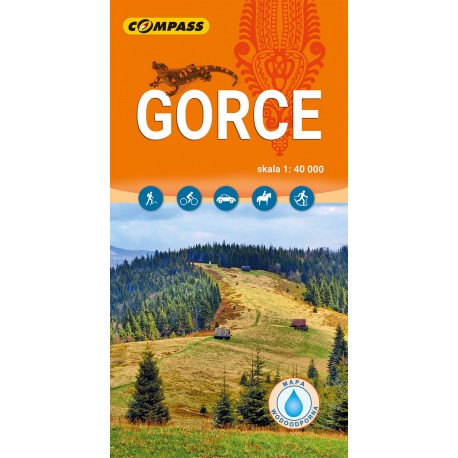 Gorce mapa laminowana skala 1 : 40 000 motyleksiazkowe.pl