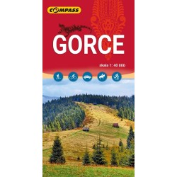 Gorce mapa skala 1 : 40 000 motyleksiazkowe.pl
