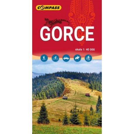 Gorce mapa skala 1 : 40 000 motyleksiazkowe.pl