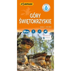 Góry Świętokrzyskie mapa laminowana skala 1 : 60 000 motyleksiazkowe.pl