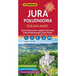 Jura Południowa Dolina Wisły mapa skala 1 : 50 000 motyleksiazkowe.pl