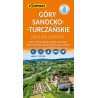 Góry Sanocko-Turczańskie. Okolice Sanoka mapa laminowana skala 1 : 50 000