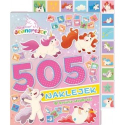Moje Jednorożce 505 naklejek część 1. W krainie słodkości motyleksiazkowe.pl