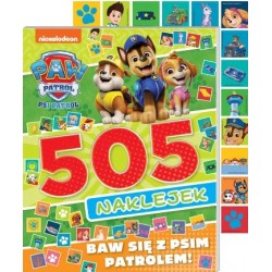 Psi Patrol 505 naklejek część 5. Baw się z Psim Patrolem! motyleksiazkowe.pl
