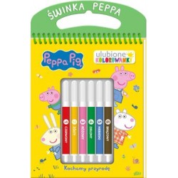 Peppa Pig Ulubione kolorowanki 2 Peppa i jej malowany świat motyleksiazkowe.pl