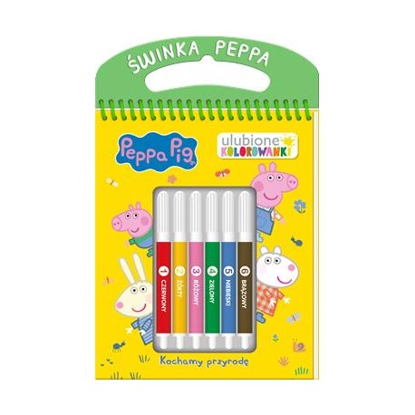 Peppa Pig Ulubione kolorowanki 2 Peppa i jej malowany świat motyleksiazkowe.pl