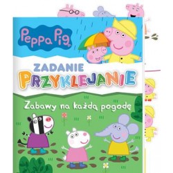 Peppa Pig Zadanie Przyklejanie 7 Zabawy na każdą pogodę motyleksiazkowe.pl