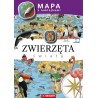 Mapa z naklejkami Zwierzęta świata