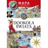 Mapa z naklejkami Dookoła świata