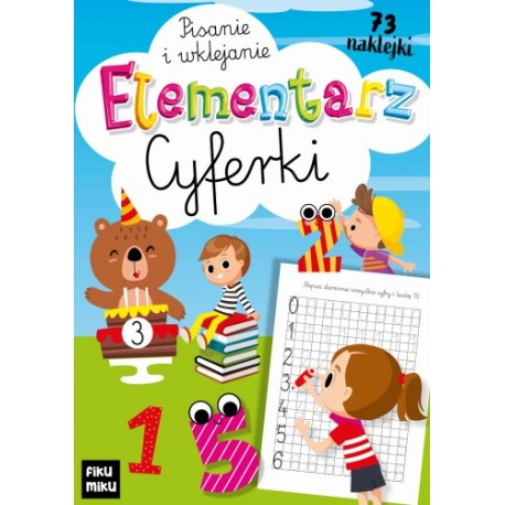 Elementarz Cyferki Pisanie i wklejanie motyleksiazkowe.pl