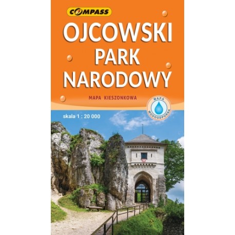 Ojcowski Park Narodowy mapa kieszonkowa skala 1 : 20 000 motyleksiazkowe.pl