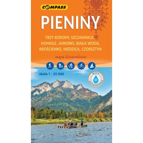 Pieniny mapa kieszonkowa skala 1 : 25 000 motyleksiazkowe.pl