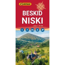 Beskid Niski mapa skala 1 : 50 000 motyleksiazkowe.pl