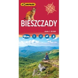 Bieszczady mapa skala 1 : 50 000 motyleksiazkowe.pl
