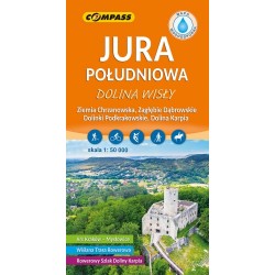 Jura Południowa Dolina Wisły mapa laminowana skala 1 : 50 000 motyleksiazkowe.pl