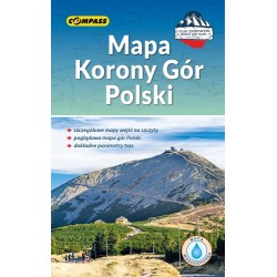 Mapa Korony Gór Polski mapa wodoodporna motyleksiazkowe.pl