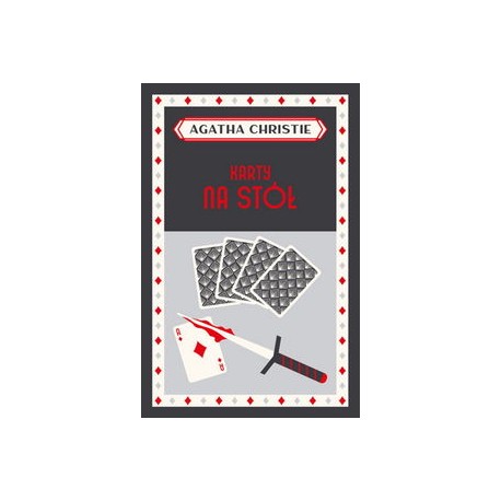 Karty na stół Agatha Christie motyleksiazkowe.pl