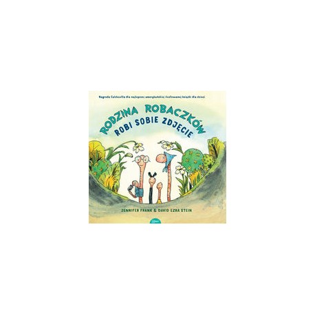 Rodzina Robaczków robi sobie zdjęcie Jennifer Frank motyleksiazkowe.pl