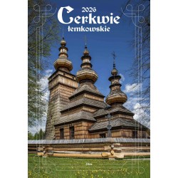 Cerkwie Łemkowskie 2026 Kalendarz wieloplanszowy