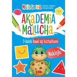 Akademia malucha  2 latek bawi się kształtami