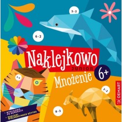 Naklejkowo Junior 6+ Mnożenie Borchard Anna motyleksiazkowe.pl