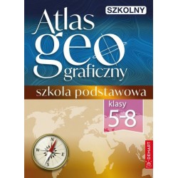 Szkolny atlas geograficzny szkoła podstawowa klasy 5-8 motyleksiazkowe.pl