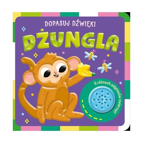Dżungla. Dopasuj dźwięki motyleksiazkowe.pl