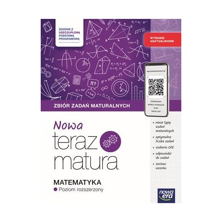 Nowa teraz matura 2026 Matematyka Zbiór zadań zakres rozszerzony motyleksiazkowe.pl