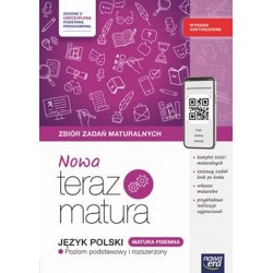 Nowa Teraz matura 2026 Język polski Zbiór zadań matutalnych Poziom podstawowy i rozszerzony motyleksiazkowe.pl