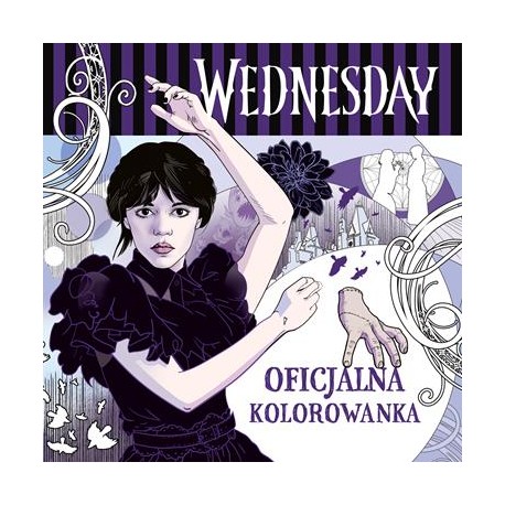 Wednesday Oficjalna kolorowanka motyleksiazkowe.pl