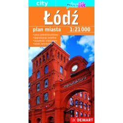 Łódź Plan miasta motyleksiazkowe.pl