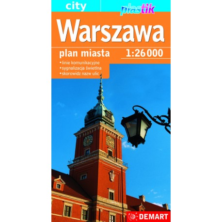 Warszawa - Plan miasta motyleksiazkowe.pl