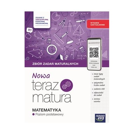 Nowa teraz matura 2025/2026 Matematyka Zbiór zadań maturalnych zakres podstawowy motyleksiazkowe.pl