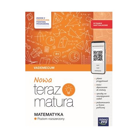 Nowa teraz matura 2026 Matematyka Vademecum zakres rozszerzony motyleksiazkowe.pl