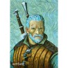 Puzzle The Witcher Geralt & Vincent Van Gogh (1000 elementów)
