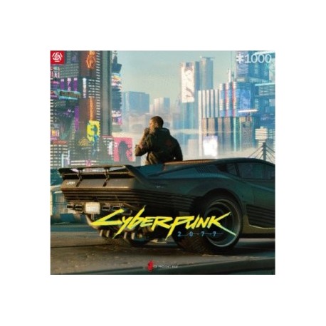 Puzzle Gaming Puzzle: Cyberpunk 2077 Mercenary on the Rise (1000 elementów) Good Loot motyleksiazkowe.pl