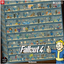 Gaming Puzzle: Fallout 4 Perk Poster (1000 elementów)