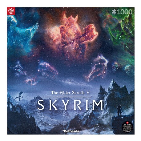Gaming Puzzle: The Elder Scrolls V Skyrim (1000 elementów) Good Loot motyleksiazkowe.pl
