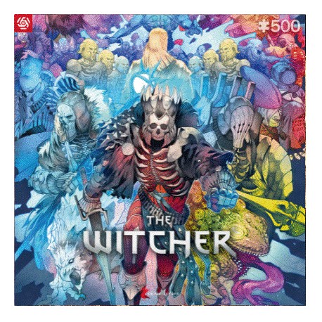 Gaming Puzzle: The Witcher (Wiedźmin) Monster Faction (500 elementów) Good Loot motyleksiazkowe.pl